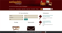 Desktop Screenshot of antiquites-catalogue.com