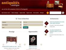 Tablet Screenshot of antiquites-catalogue.com